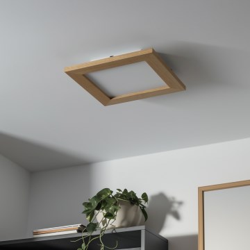 Brilagi - Plafonnier SLIMFRAME WOOD LED/25W/230V 34x34 cm marron