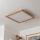 Brilagi - Plafonnier SLIMFRAME WOOD LED/58W/230V 64x64 cm marron