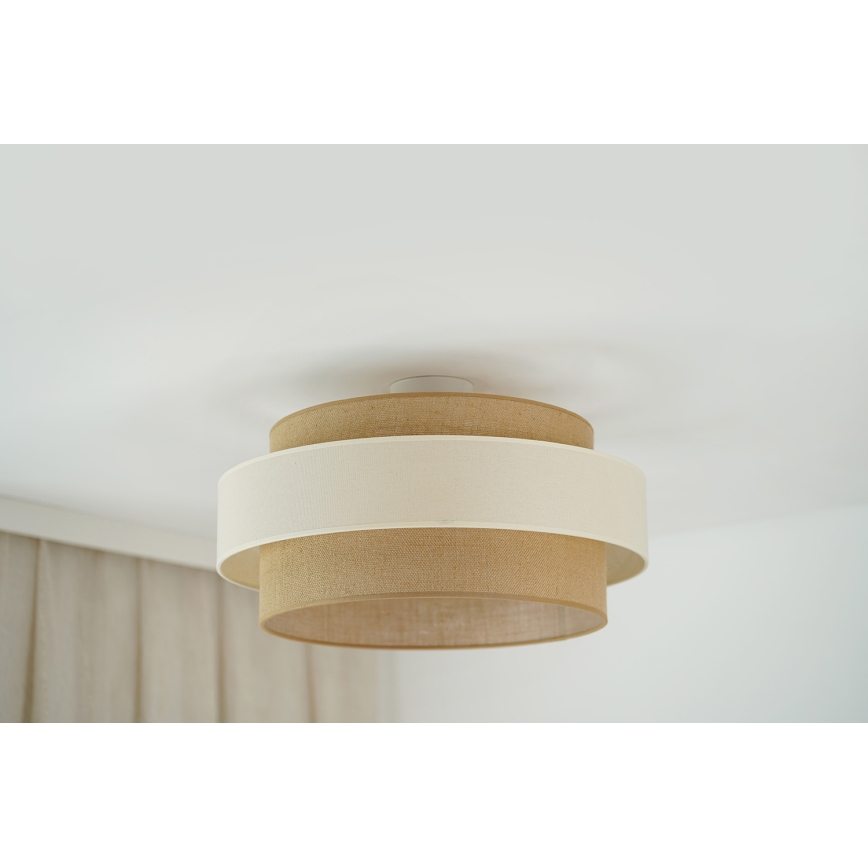 Brilagi - Plafonnier SPACE LIGHT 1xE27/15W/230V d. 50 cm beige/crème