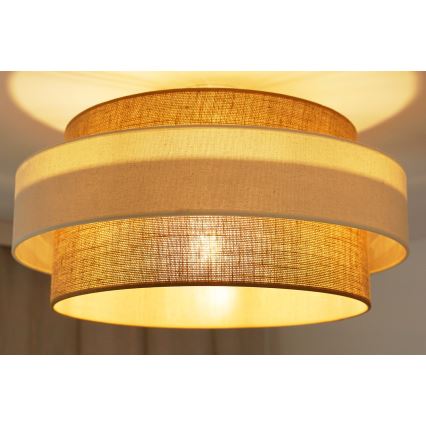 Brilagi - Plafonnier SPACE LIGHT 1xE27/15W/230V d. 50 cm beige/crème