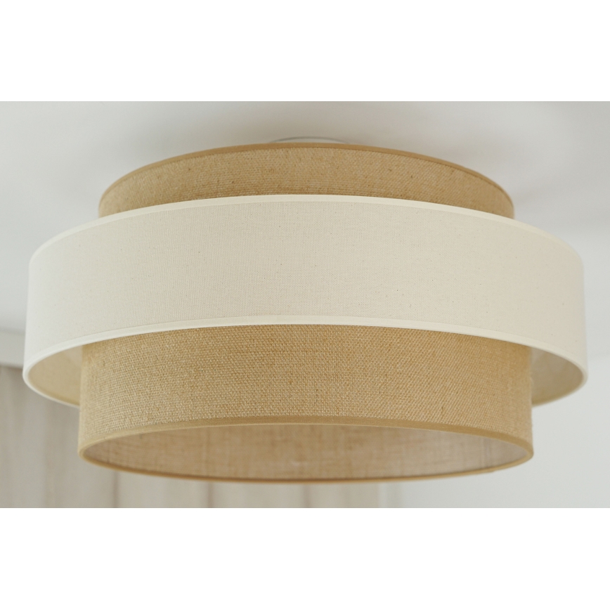Brilagi - Plafonnier SPACE LIGHT 1xE27/15W/230V d. 50 cm beige/crème