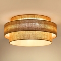 Brilagi - Plafonnier SPACE YUTE LED/12W/230V d. 50 cm 3000K/4000K/6400K beige