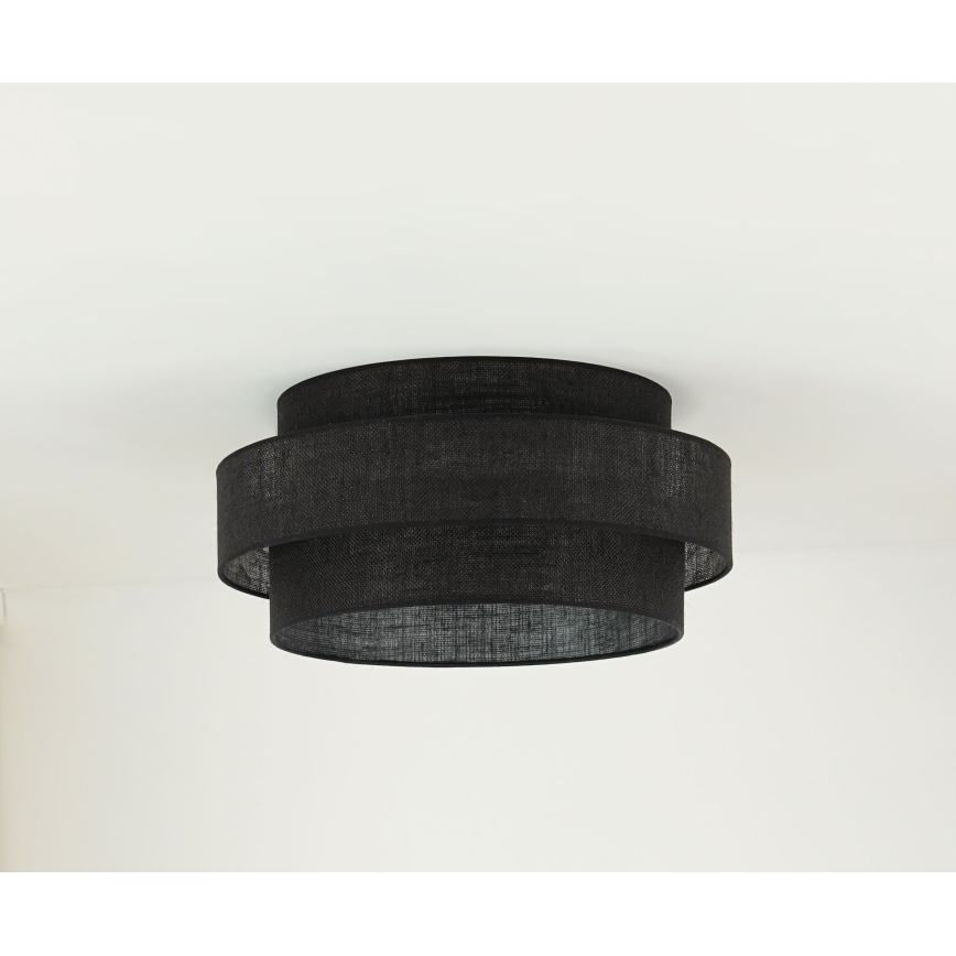 Brilagi - Plafonnier SPACE YUTE LED/12W/230V d. 50 cm 3000K/4000K/6400K noir