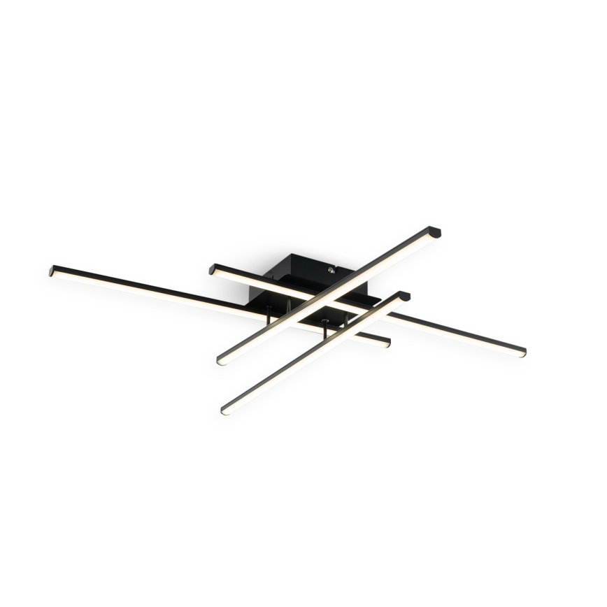 Brilagi - Plafonnier LED STRIPES LED/37W/230V 68x68 cm noir