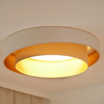 Brilagi - Plafonnier VEGAS SHINE LED/24W/230V d. 60 cm beige/crème