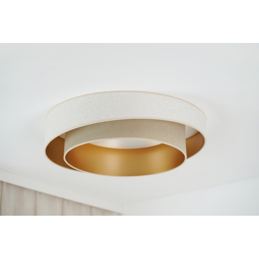 Brilagi - Plafonnier VEGAS SHINE LED/24W/230V d. 60 cm beige/crème