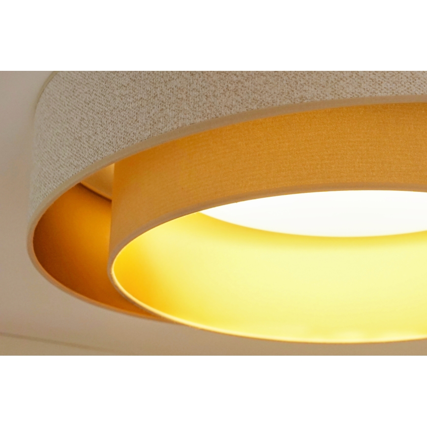 Brilagi - Plafonnier VEGAS SHINE LED/24W/230V d. 60 cm beige/crème