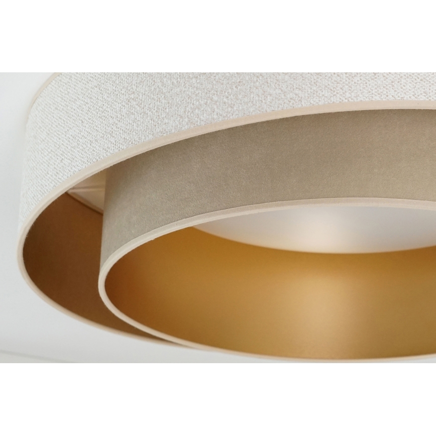 Brilagi - Plafonnier VEGAS SHINE LED/24W/230V d. 60 cm beige/crème