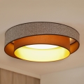 Brilagi - Plafonnier VEGAS SHINE LED/24W/230V d. 60 cm marron