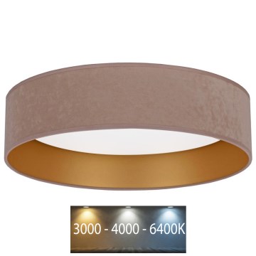 Brilagi - Plafonnier VELVET LED/24W/230V d. 40 cm 3000/4000/6400K beige/doré