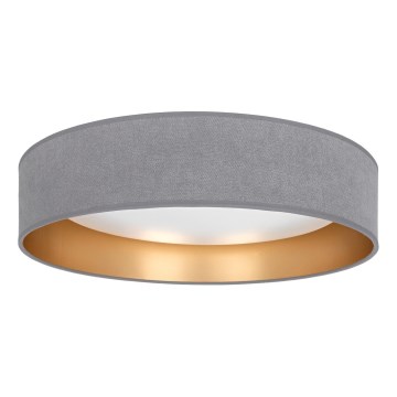 Brilagi - Plafonnier VELVET SIMPLE LED/36W/230V 3000K Ø 55 cm gris/doré