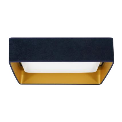 Brilagi - Plafonnier VELVET SQUARE LED/24W/230V bleu foncé