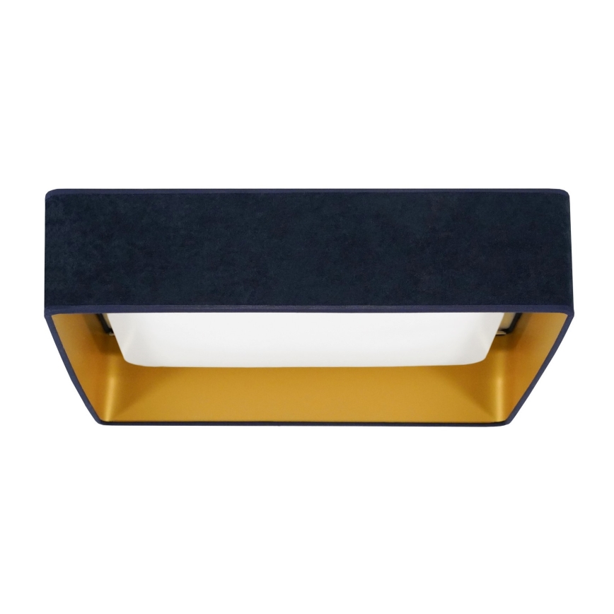 Brilagi - Plafonnier VELVET SQUARE LED/24W/230V bleu foncé
