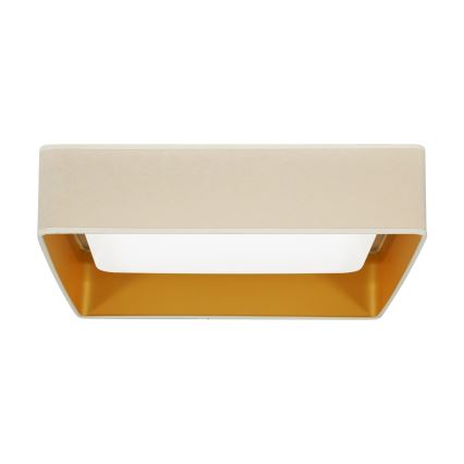 Brilagi - Plafonnier VELVET SQUARE LED/24W/230V crème
