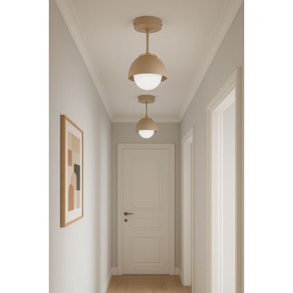 Brilagi - Plafonnière COSMO 1xE27/60W/230V beige/goud