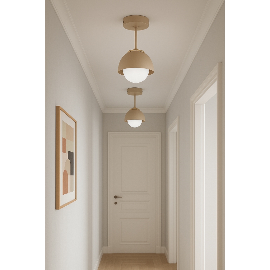 Brilagi - Plafonnière COSMO 1xE27/60W/230V beige/goud