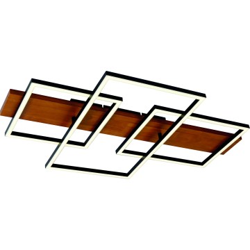 Brilagi - PLANK LED plafondlamp, 35W, 230V, 4000K, 55x90 cm, hout