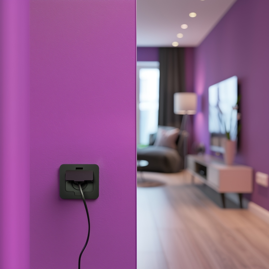 Brilagi - Prise de sol encastrée d'extérieur IP55, noire, rectangulaire