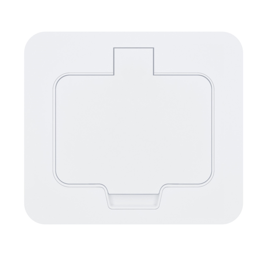 Brilagi - Prise de sol encastrée pour l'extérieur IP55, blanche, rectangulaire