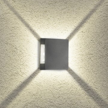 Brilagi - QUADRAY LED buitenwandlamp LED/4W/230V antraciet IP65