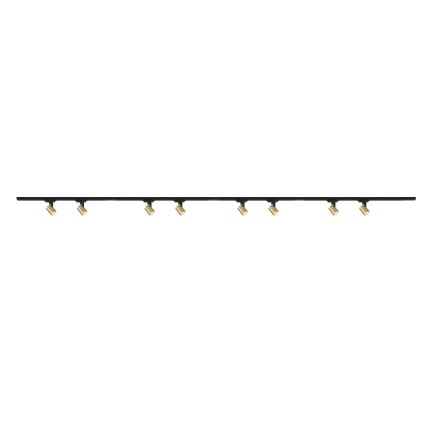 Brilagi - Railspot in HUSKY-railsysteem 8xGU10/10W/230V zwart/goud
