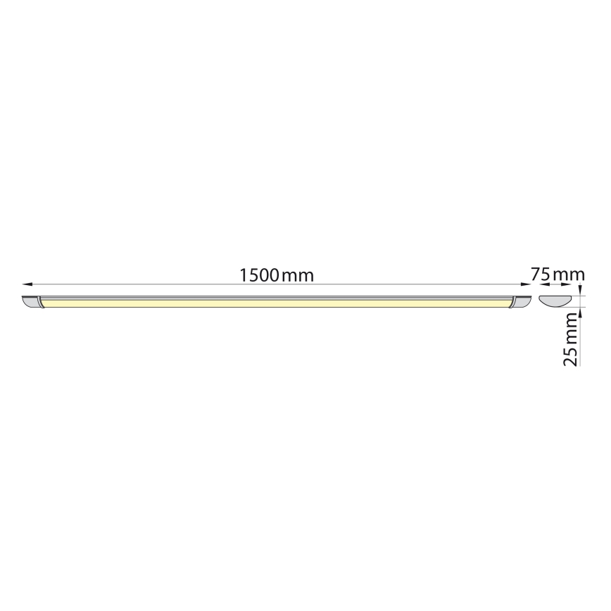 Brilagi - Réglette de cuisine LUMA LED/40W/230V 150 cm