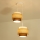 Brilagi - RESNA hanglamp aan kabel 2xE27/60W/230V Ø 30 cm beige/zwart
