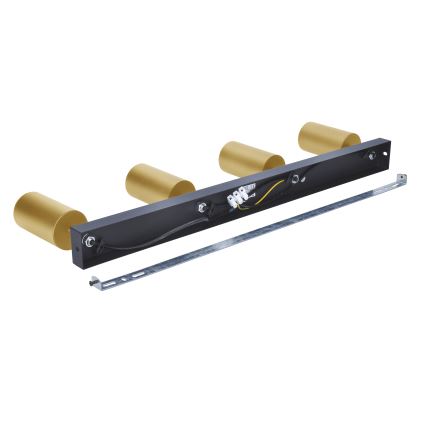 Brilagi - LED RGBW dimbare spot SELE GOLDEN 4xGU10/6W/230V 3000K zwart/goud + afstandsbediening