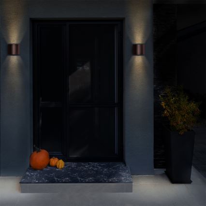 Brilagi - RONDO LED buitenwandlamp/6W/230V bruin IP54