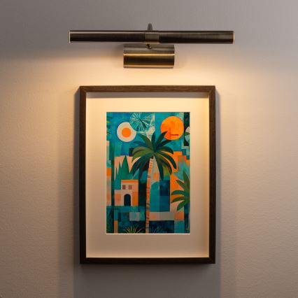 Brilagi - Schilderijverlichting DANAE 2xE14/40W/230V brons