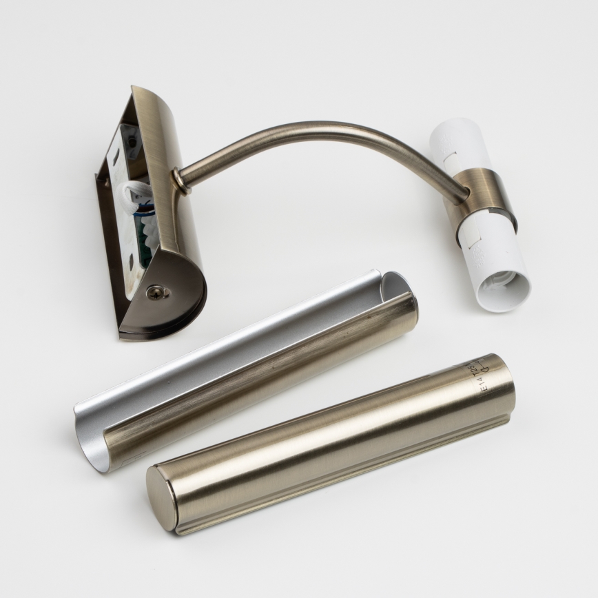 Brilagi - Schilderijverlichting DANAE 2xE14/40W/230V brons