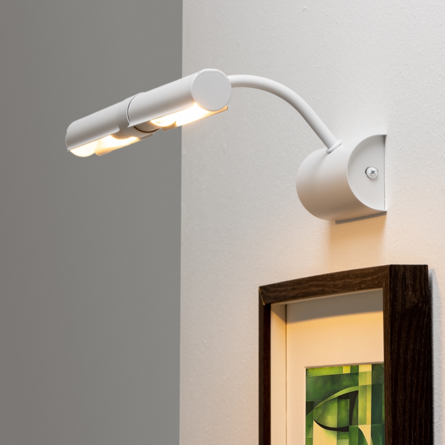 Brilagi - Schilderijverlichting DANAE 2xE14/40W/230V wit