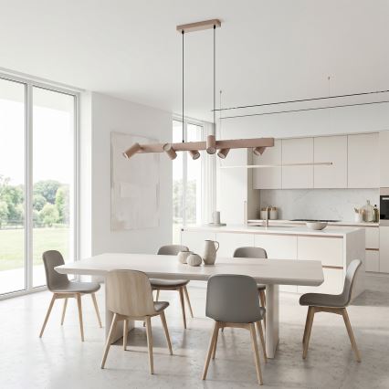 Brilagi - SELE hanglamp aan kabel 6xGU10/30W/230V beige