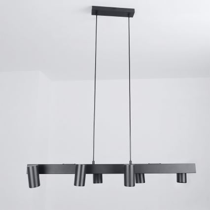 Brilagi - SELE hanglamp aan kabel 6xGU10/30W/230V zwart