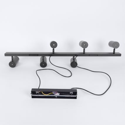 Brilagi - SELE hanglamp aan kabel 6xGU10/30W/230V zwart