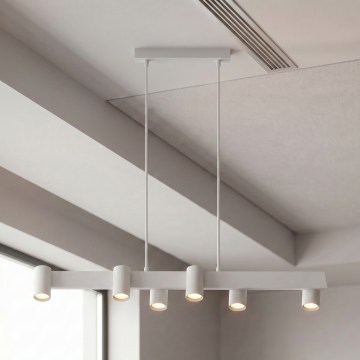 Brilagi - SELE hanglamp met kabel 6xGU10/30W/230V, wit