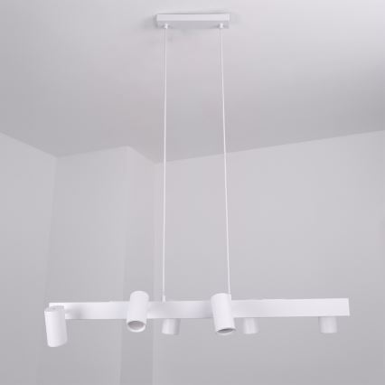 Brilagi - SELE hanglamp met kabel 6xGU10/30W/230V, wit