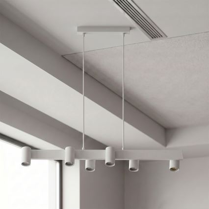 Brilagi - SELE hanglamp met kabel 6xGU10/30W/230V, wit