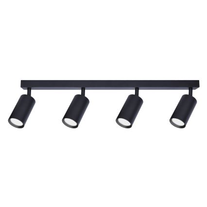 Brilagi - LED RGBW dimbare spot SELE 4xGU10/4,8W/230V 3000K zwart + afstandsbediening