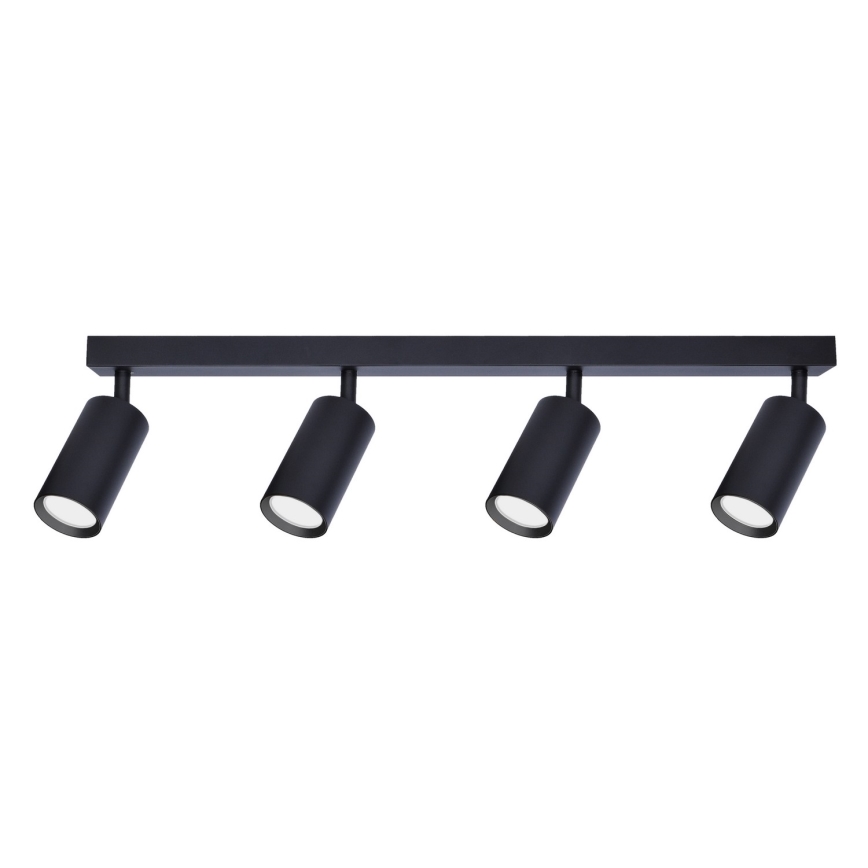 Brilagi - LED RGBW dimbare spot SELE 4xGU10/4,8W/230V 3000K zwart + afstandsbediening