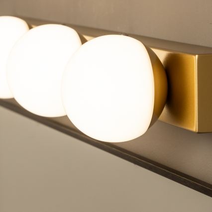 BRILAGI - SET 2x LED wandlamp voor de badkamer HOLLYWOOD 3xLED/3W/230V 39 cm IP44 goudkleurig