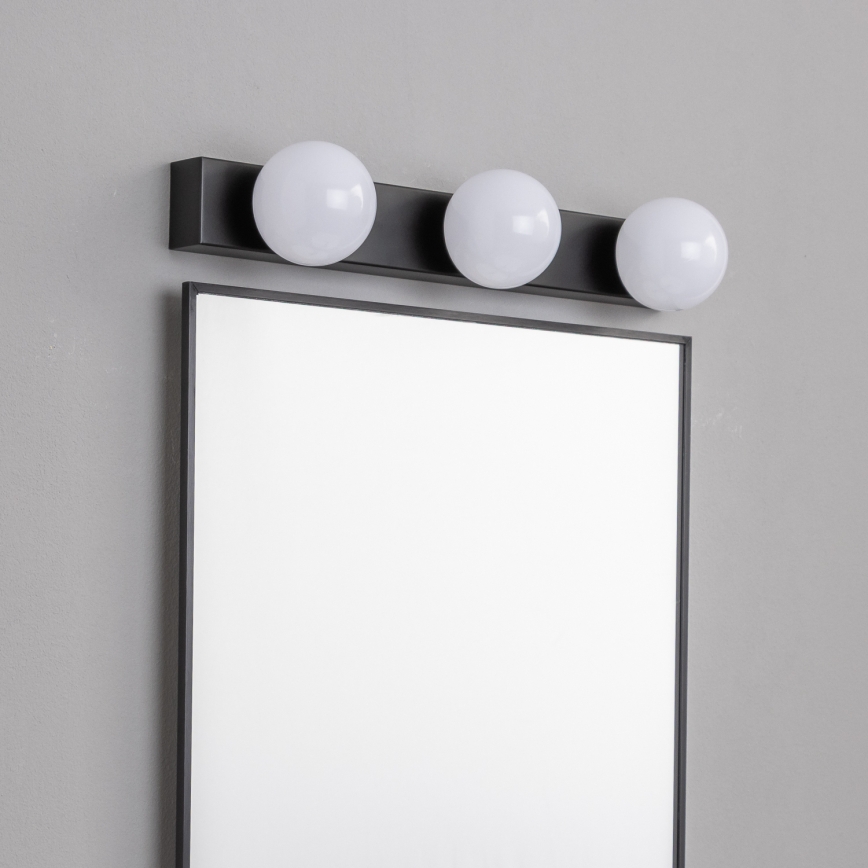 BRILAGI - SET 2x LED wandlamp voor de badkamer HOLLYWOOD 3xLED/3W/230V 39 cm IP44 zwart