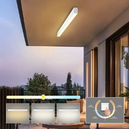 Brilagi - LED-plafondlamp voor de badkamer SLEEKLINE LED/40W/230V 3000/4500/6000K wit IP44