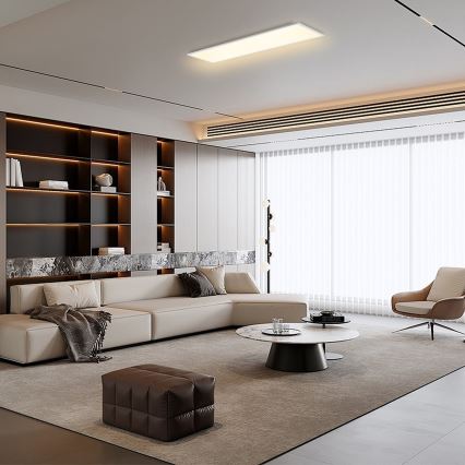 Brilagi - LED-dimbare plafondlamp SLIMFRAME LED/58W/230V 120x30 cm 3000-6000K wit + afstandsbediening