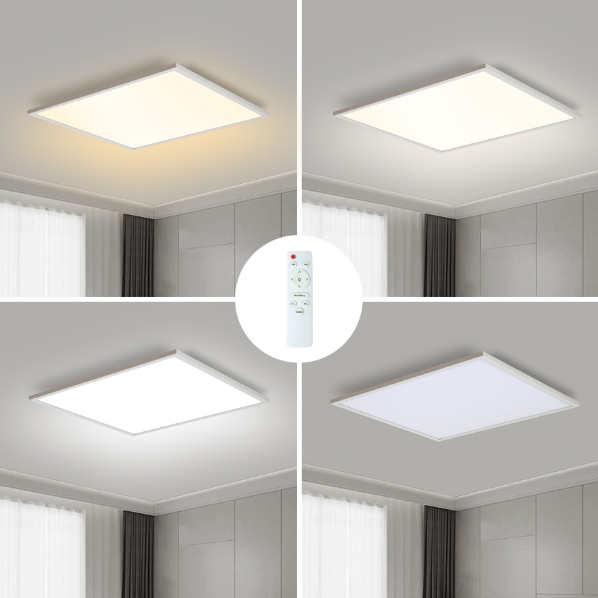 Brilagi - Dimbare LED plafondlamp SLIMFRAME LED/58W/230V 60x60 cm 3000-6000K wit + afstandsbediening
