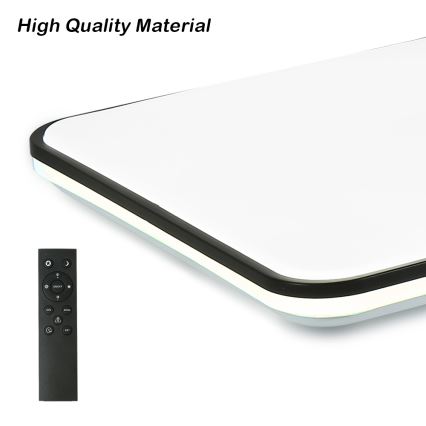 Brilagi - LED dimbare plafondlamp SMART LED/24W/230V 43x43 cm 3000-6000K Wi-Fi Tuya Beacon + afstandsbediening