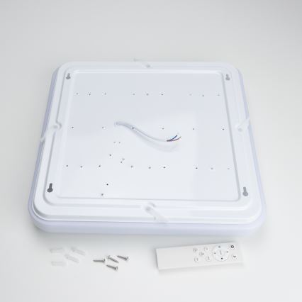 Brilagi - Dimbare LED-plafondlamp SMART LED/24W/230V 43x43 cm 3000-6000K Wi-Fi Tuya Beacon + afstandsbediening