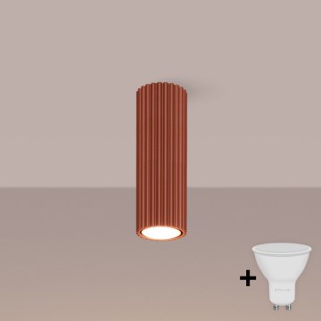 Brilagi - Spot CRESTO 1xGU10/10W/230V 20 cm rouge