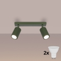 Brilagi - Spot CRESTO 2xGU10/10W/230V vert