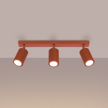 Brilagi - Spot CRESTO 3xGU10/10W/230V rouge